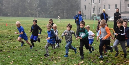 Start młodych biegaczy, fot. T. Lenkiewicz